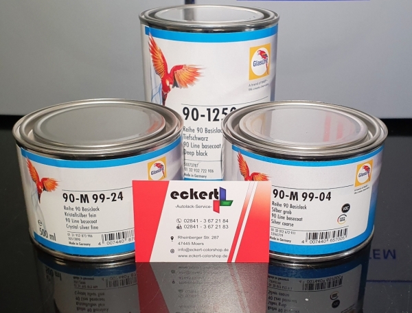 Glasurit 90-A097 Wassermischlack Farbe effektweiss 0,5 Liter